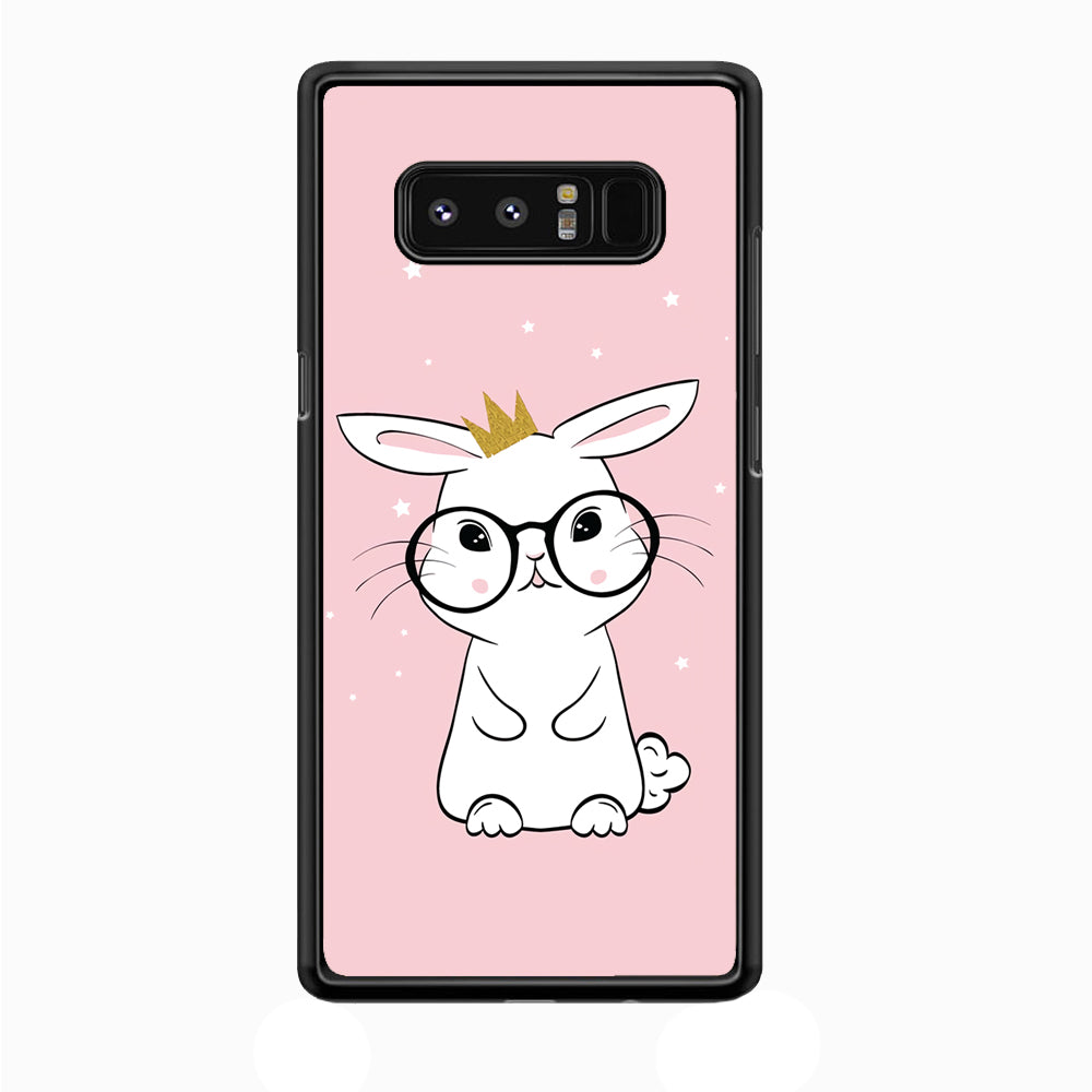 Rabbit Eyeglasses King Samsung Galaxy Note 8 Case