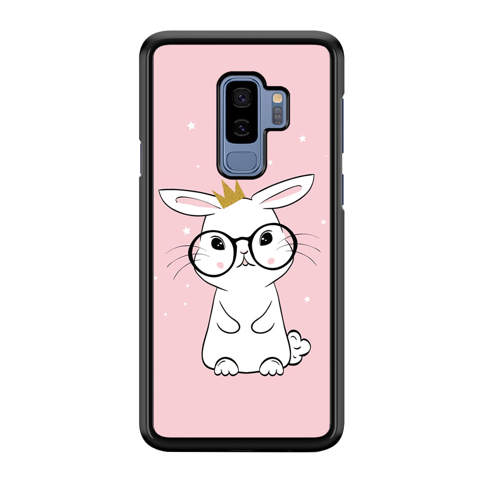 Rabbit Eyeglasses King Samsung Galaxy S9 Plus Case