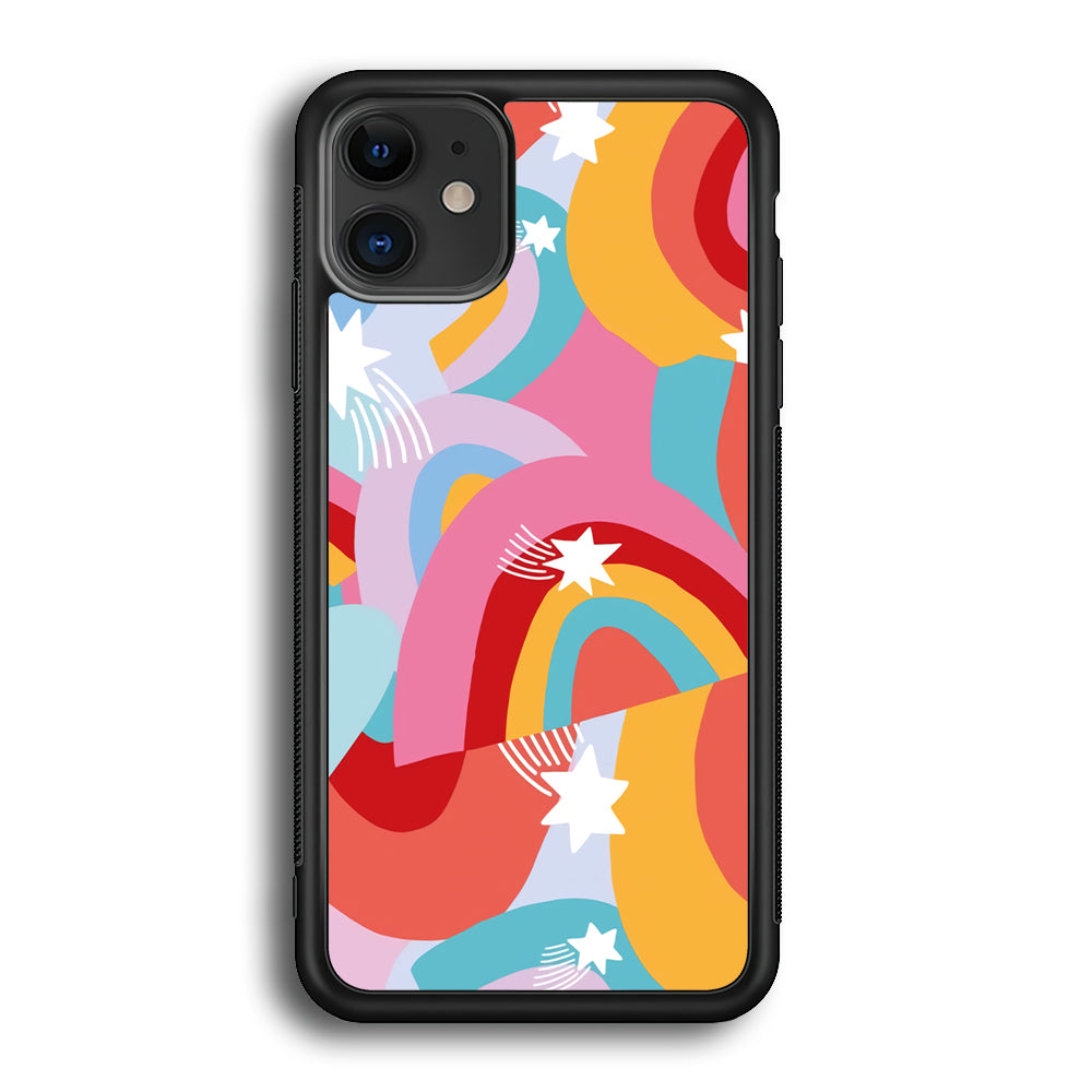 Rainbow Aesthetic Full Colour iPhone 12 Case