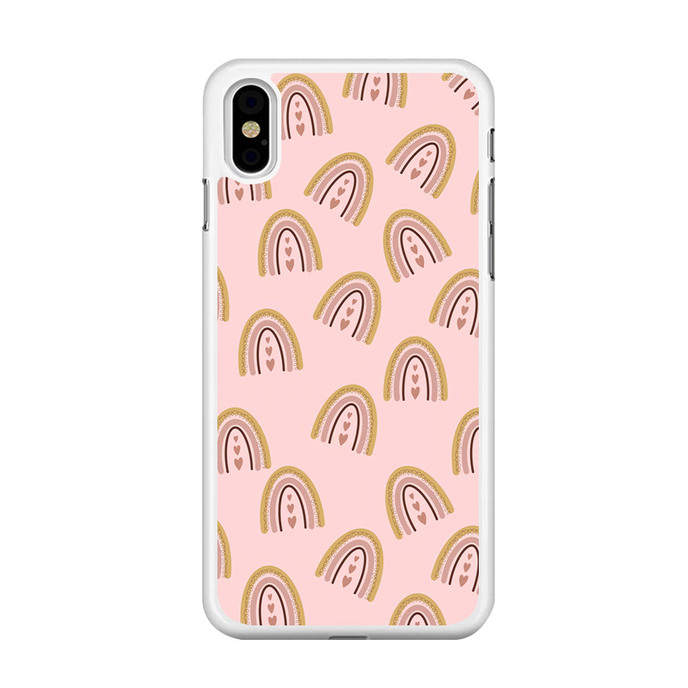 Rainbow Aesthetic Love iPhone Xs Case
