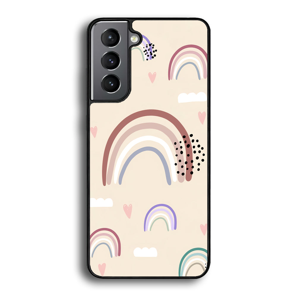 Rainbow Aesthetic Soft Colour Samsung Galaxy S21 Plus Case