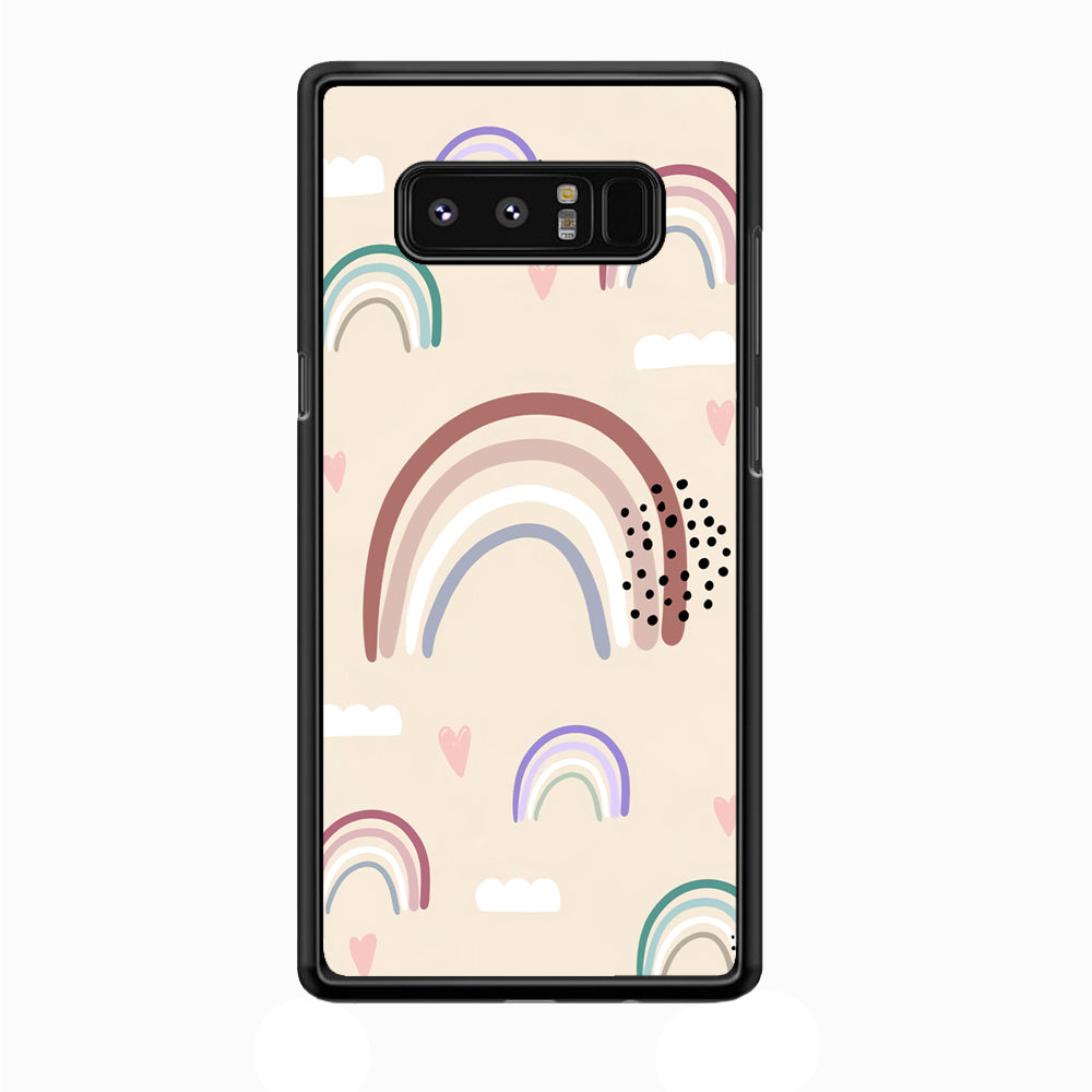 Rainbow Aesthetic Soft Colour Samsung Galaxy Note 8 Case