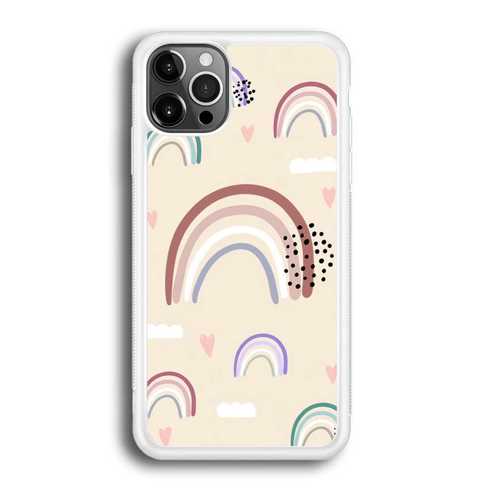 Rainbow Aesthetic Soft Colour iPhone 12 Pro Case