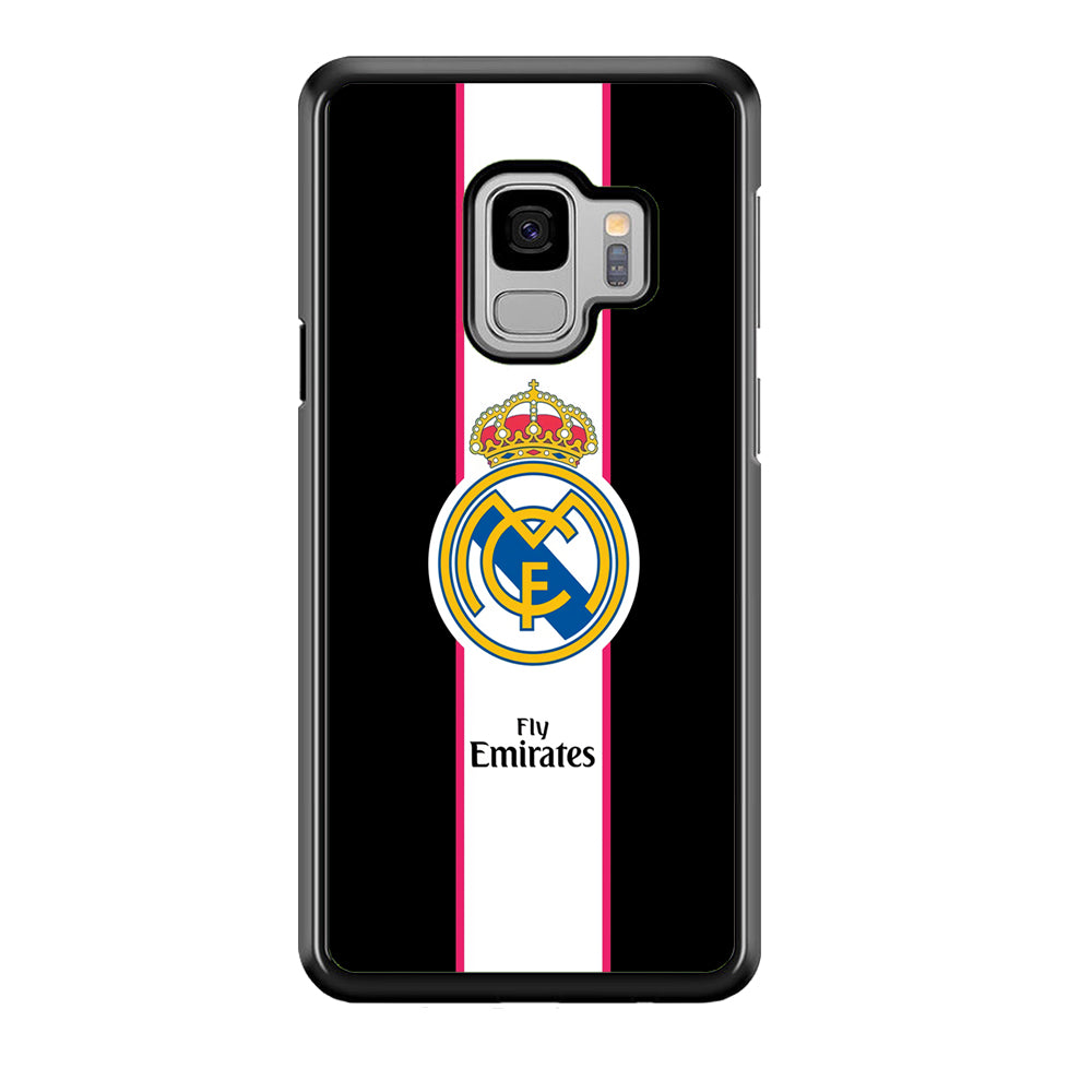 Real Madrid Stripe and Black Samsung Galaxy S9 Case