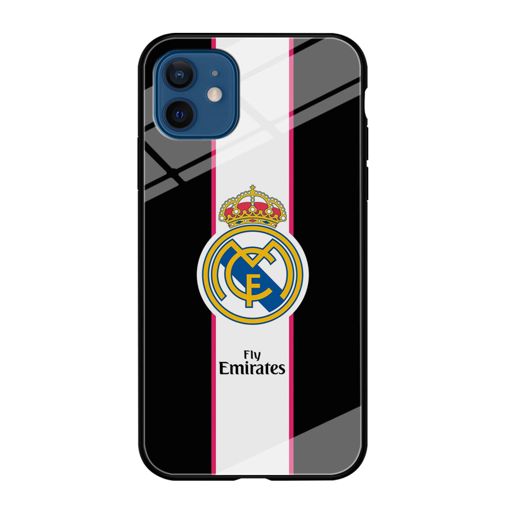 Real Madrid Stripe and Black iPhone 12 Case