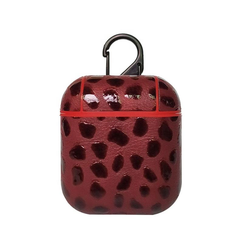 Tiger Design PU Leather Protective Case Cover For Apple Airpods