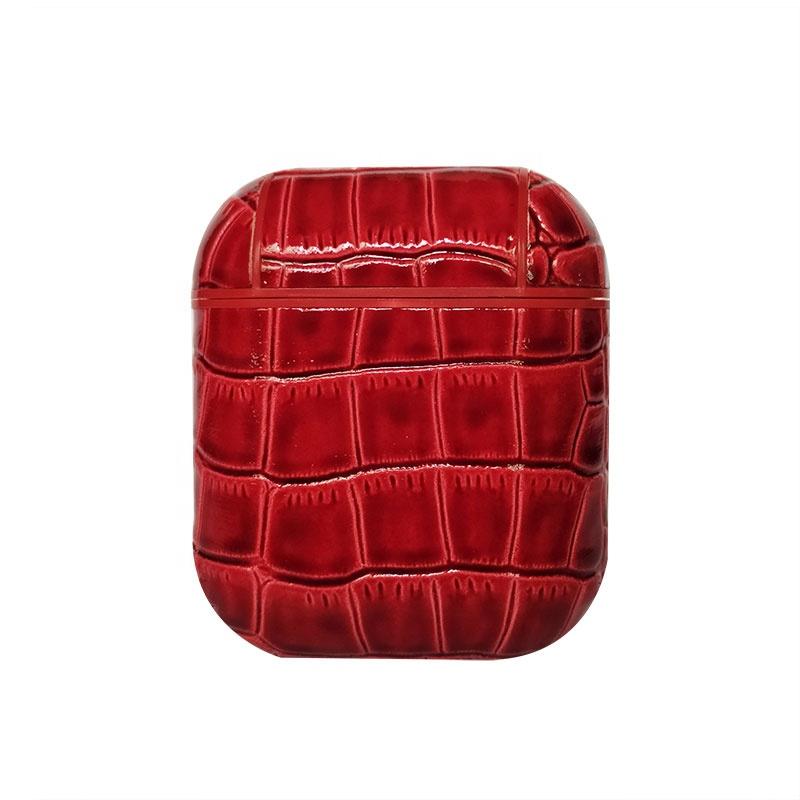 Skin Animal Crocodile Colour PU Leather Protective Case Cover For Apple Airpods