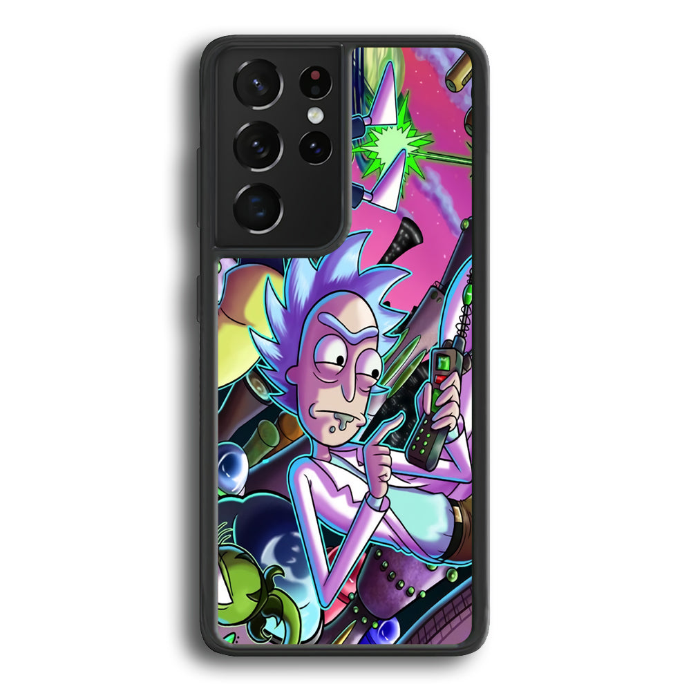 Rick Emergency Call Samsung Galaxy S21 Ultra Case - Ezzystore