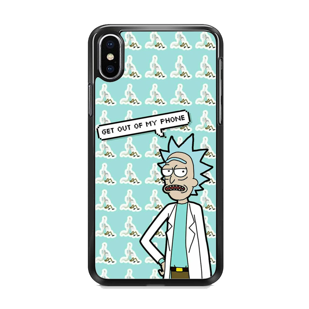 Rick And Morty Meme About Phone iPhone Xs Max Case