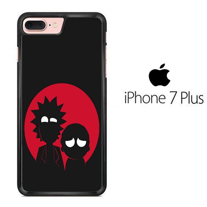 Rick and Morty Black Red iPhone 7 Plus Case - ezzyst