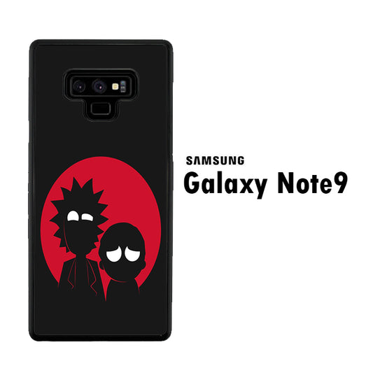 Rick and Morty Black Red Samsung Galaxy Note 9 Case