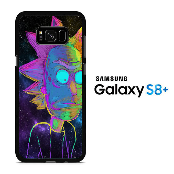 Rick and Morty Chalk Rainbow Samsung Galaxy S8 Plus Case