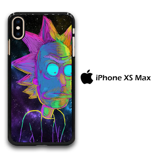 Rick and Morty Chalk Rainbow iPhone Xs Max Case