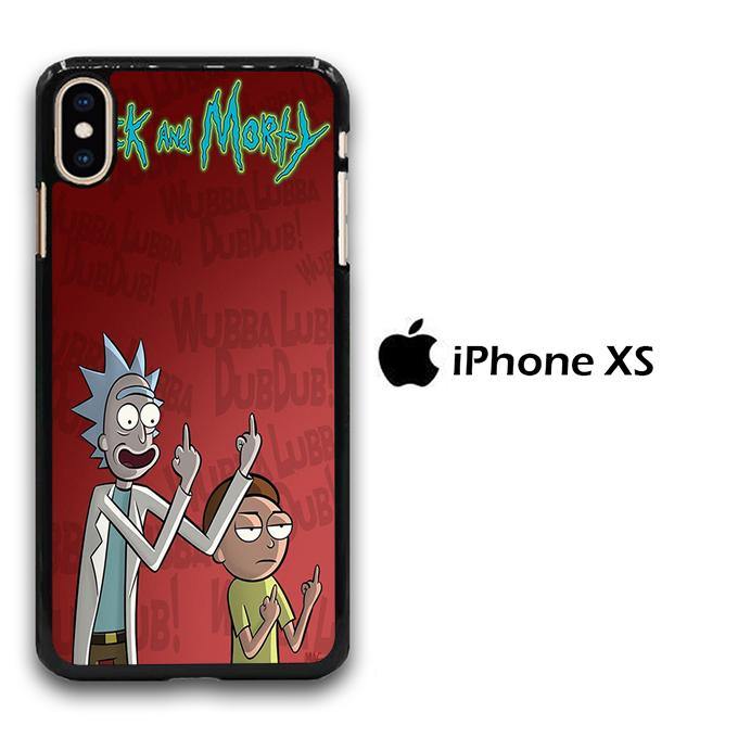 Rick and Morty Dub iPhone Xs Case - ezzyst