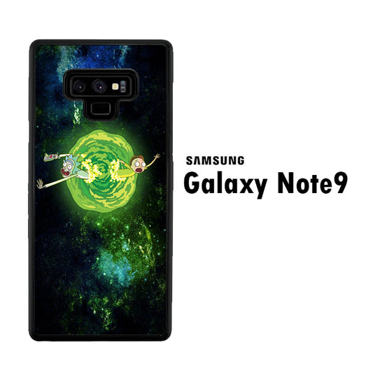 Rick and Morty Green Slime Samsung Galaxy Note 9 Case