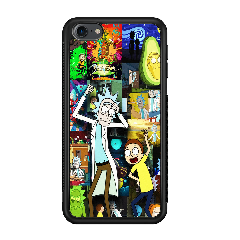 Rick and Morty Dance In Collage iPod Touch 6 Case - Ezzystore