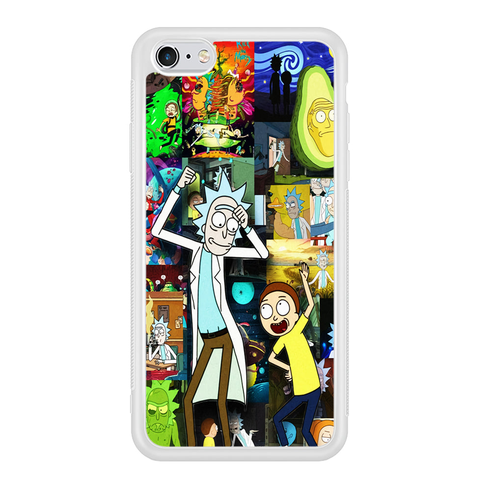 Rick and Morty Dance In Collage iPhone 6 Plus | 6s Plus Case