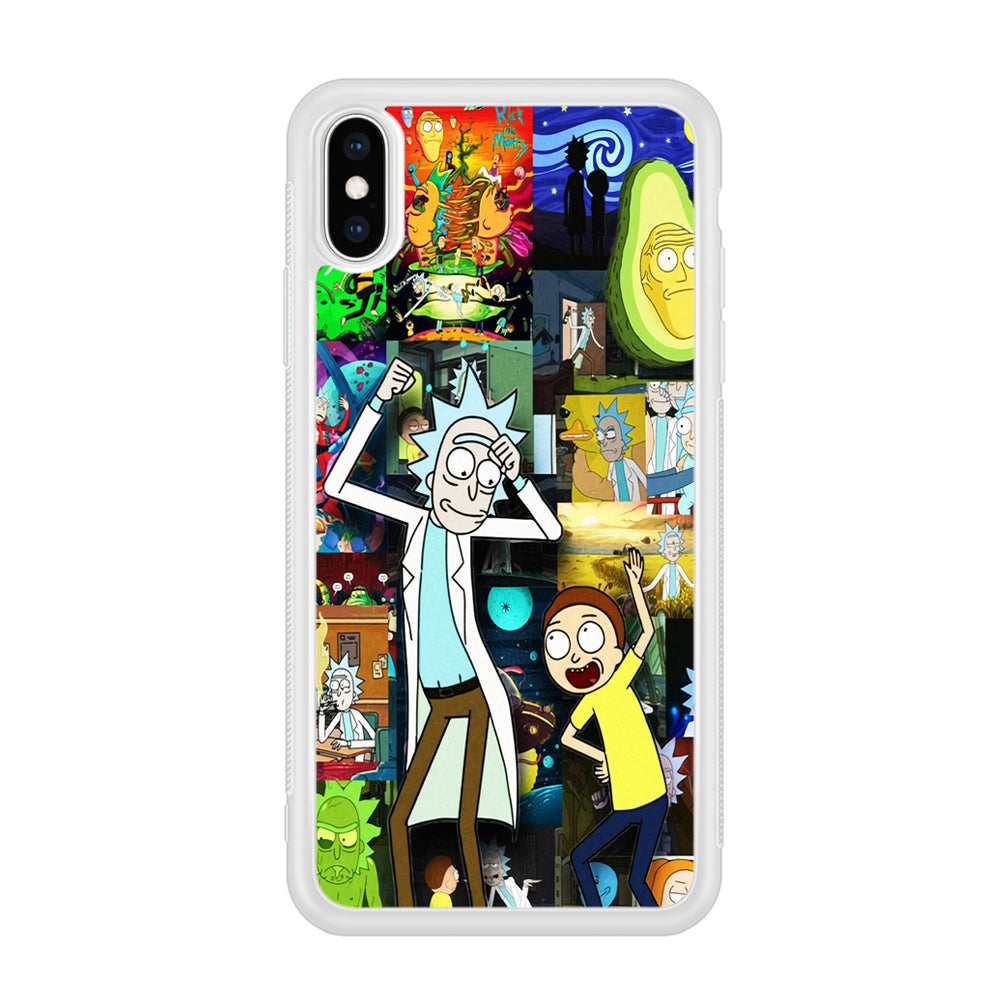Rick and Morty Dance In Collage iPhone XS Case