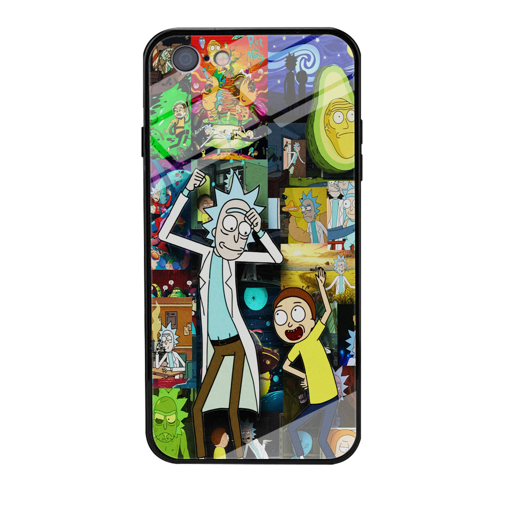 Rick and Morty Dance In Collage iPhone 6 Plus | 6s Plus Case