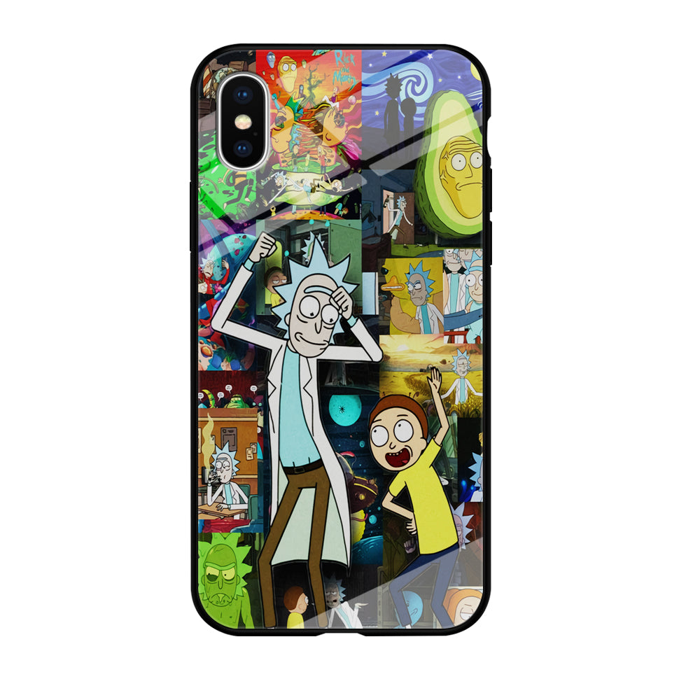 Rick and Morty Dance In Collage iPhone XS Case