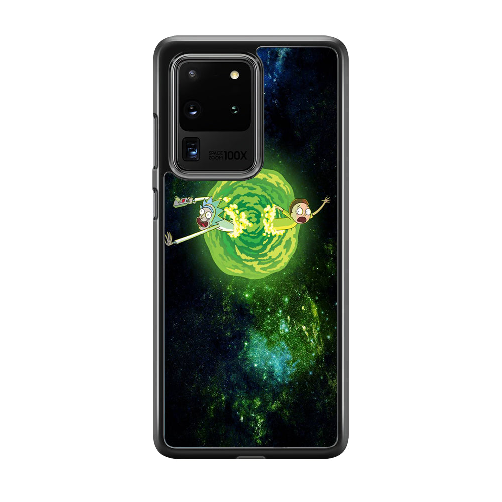 Rick and Morty Green Slime Samsung Galaxy S20 Ultra Case