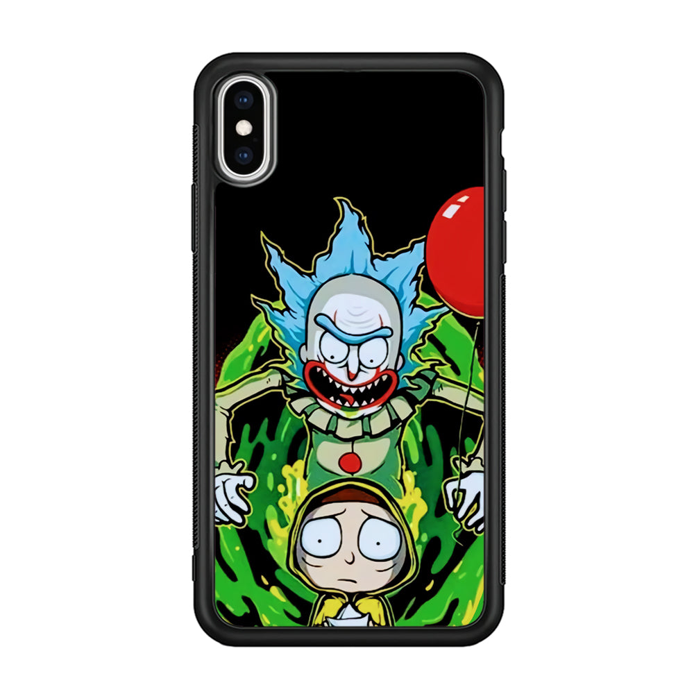 Rick and Morty IT Style iPhone XS Case