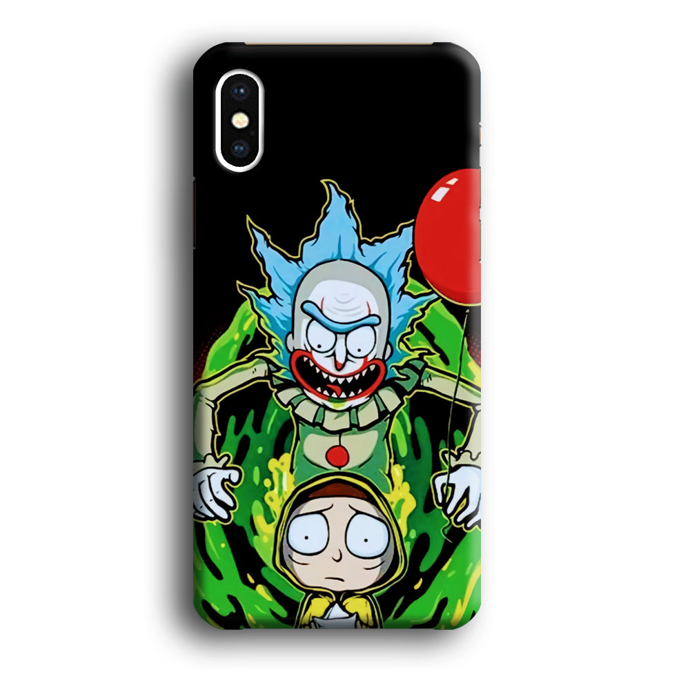 Rick and Morty IT Style iPhone XS Case