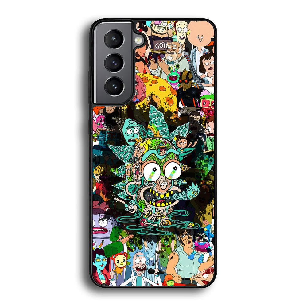 Rick and Morty Thoughts Inside People Samsung Galaxy S21 Plus Case