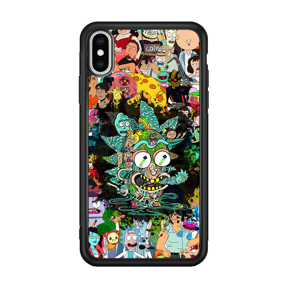 Rick and Morty Thoughts Inside People iPhone XS Case ezzyst