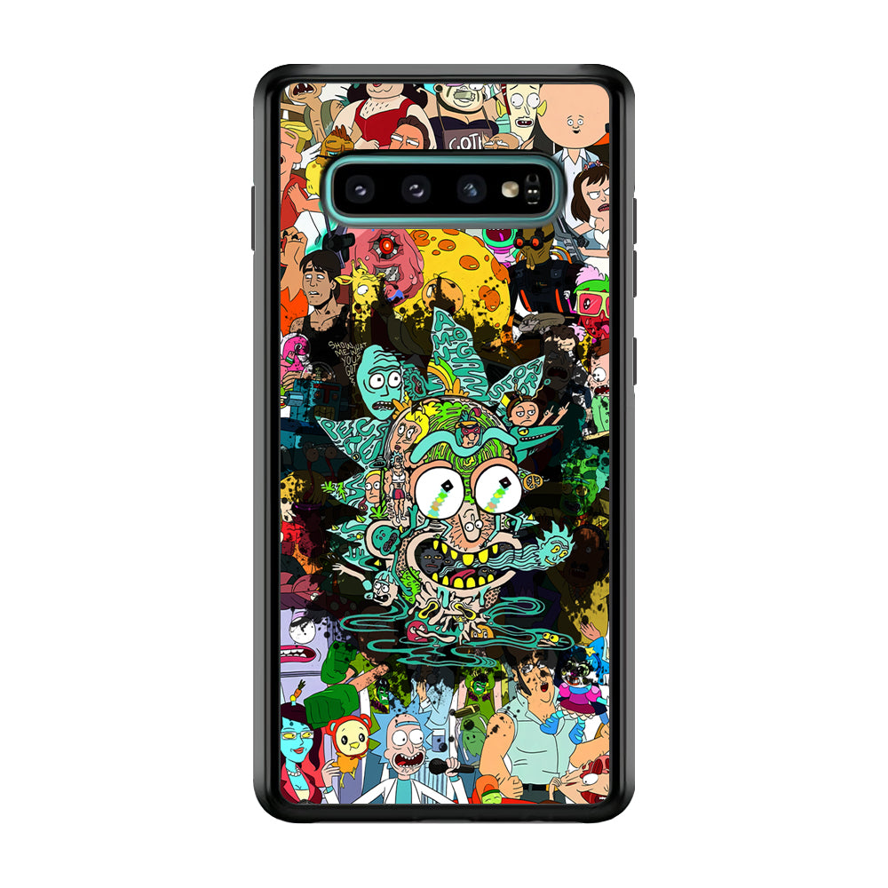 Rick and Morty Thoughts Inside People Samsung Galaxy S10 Plus Case