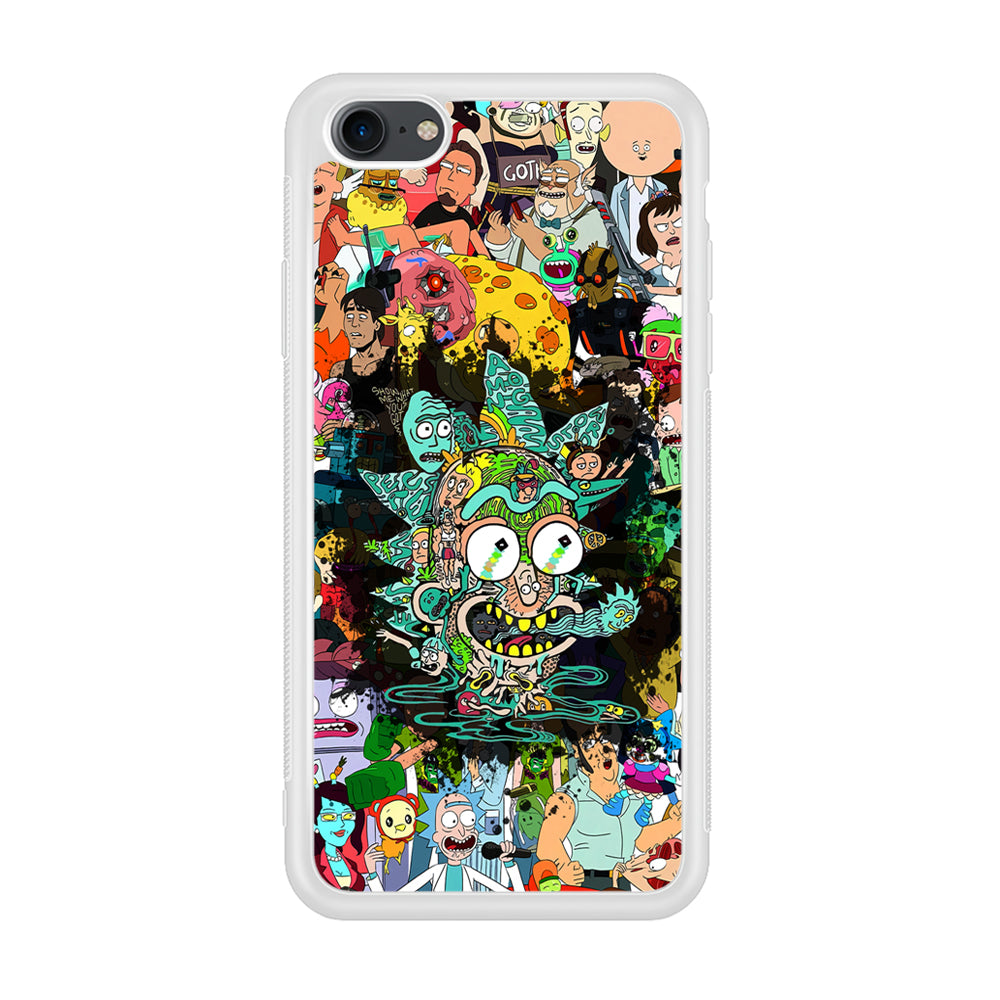 Rick and Morty Thoughts Inside People iPhone 8 Case