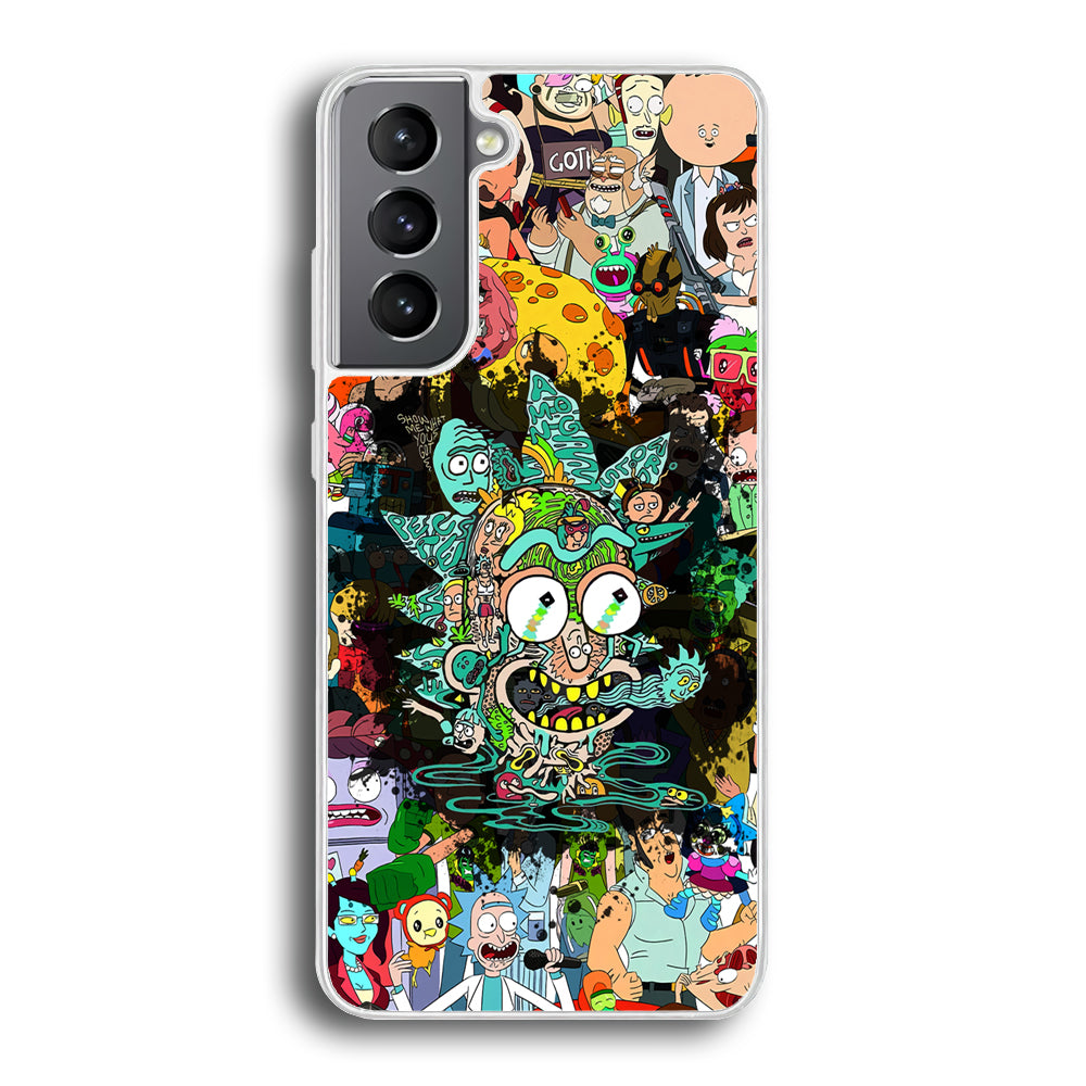 Rick and Morty Thoughts Inside People Samsung Galaxy S21 Plus Case