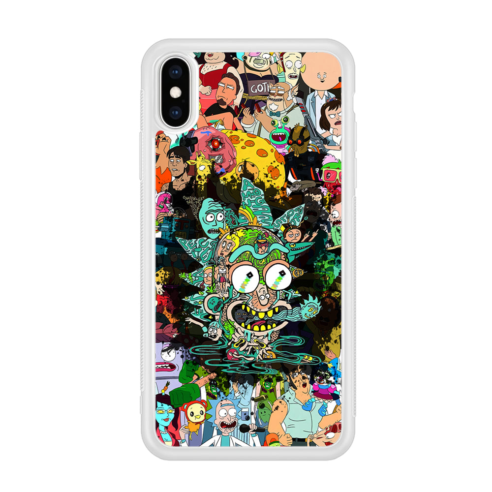 Rick and Morty Thoughts Inside People iPhone XS Case