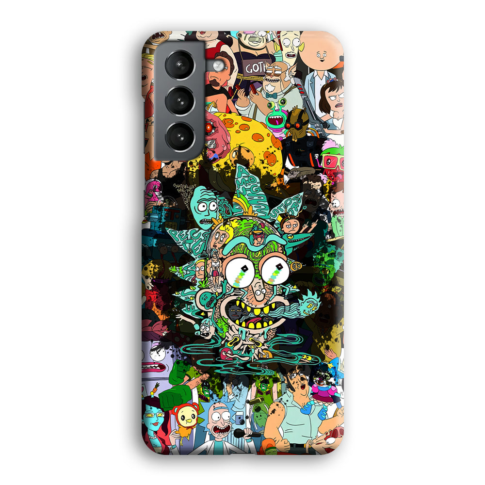 Rick and Morty Thoughts Inside People Samsung Galaxy S21 Plus Case