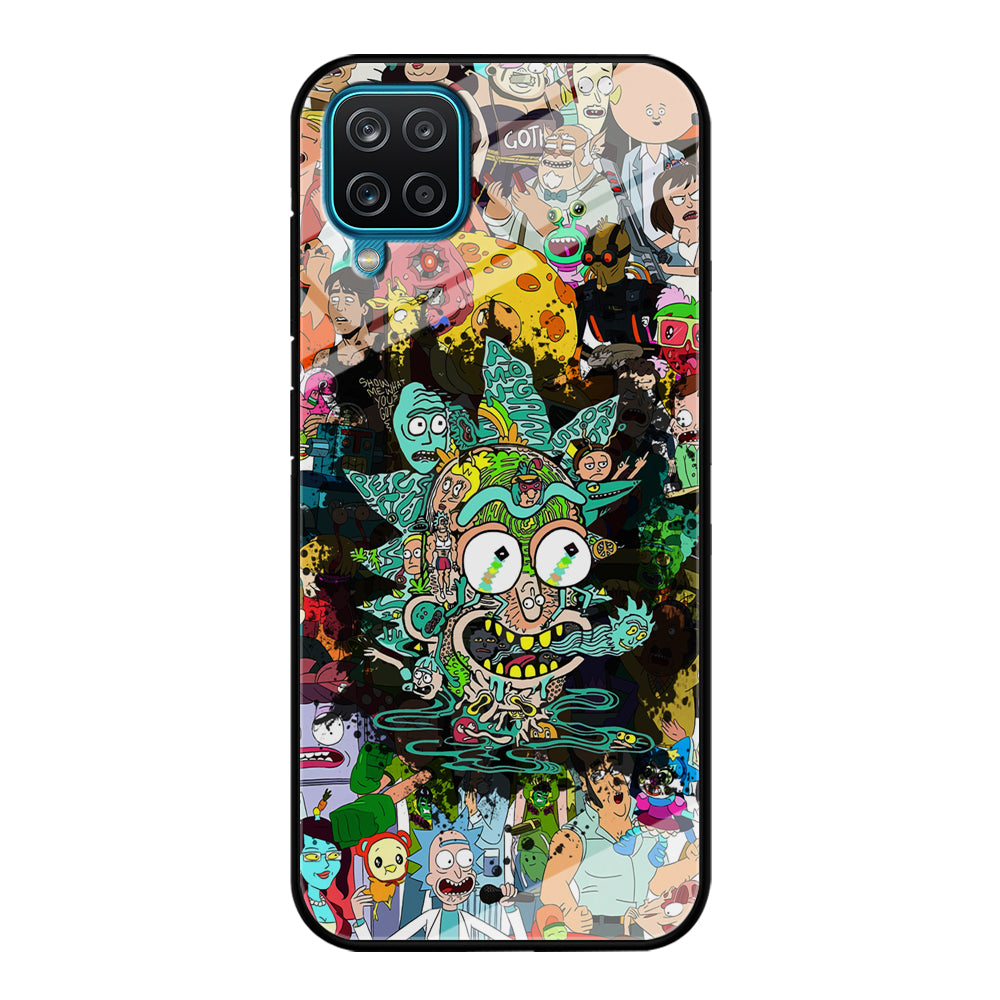 Rick and Morty Thoughts Inside People Samsung Galaxy A12 Case