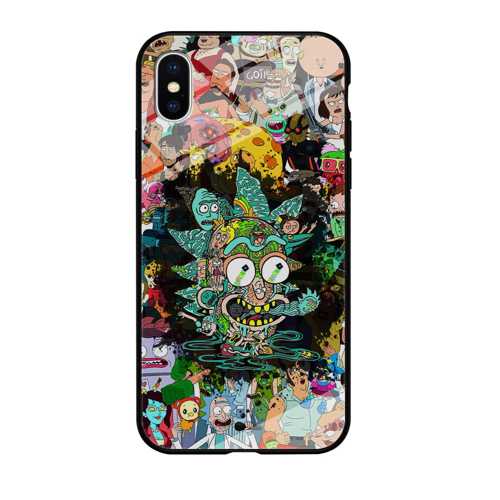 Rick and Morty Thoughts Inside People iPhone XS Case