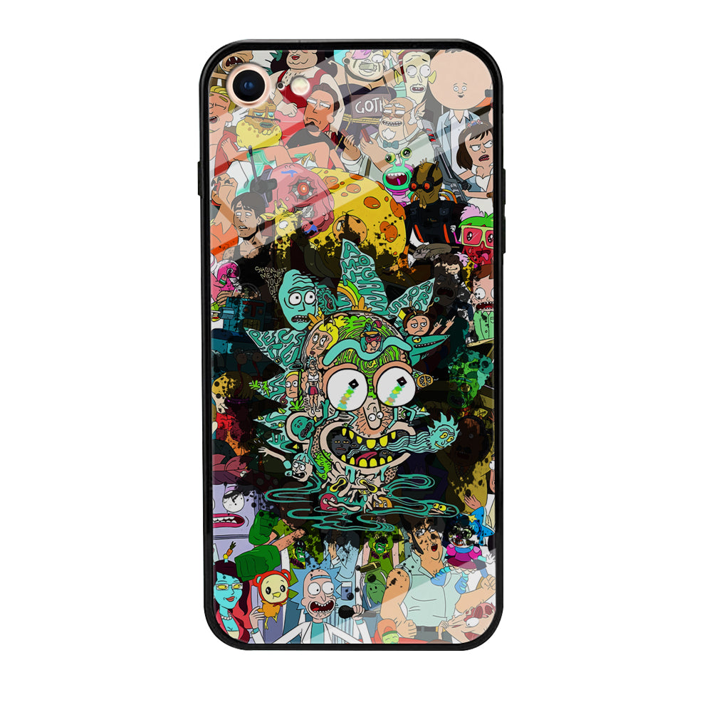 Rick and Morty Thoughts Inside People iPhone 8 Case