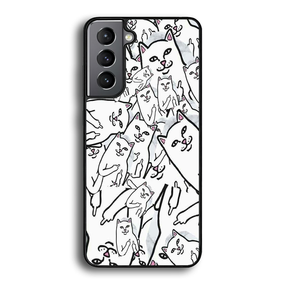 Rip N Dip Doodle White Samsung Galaxy S21 Case - Ezzystore