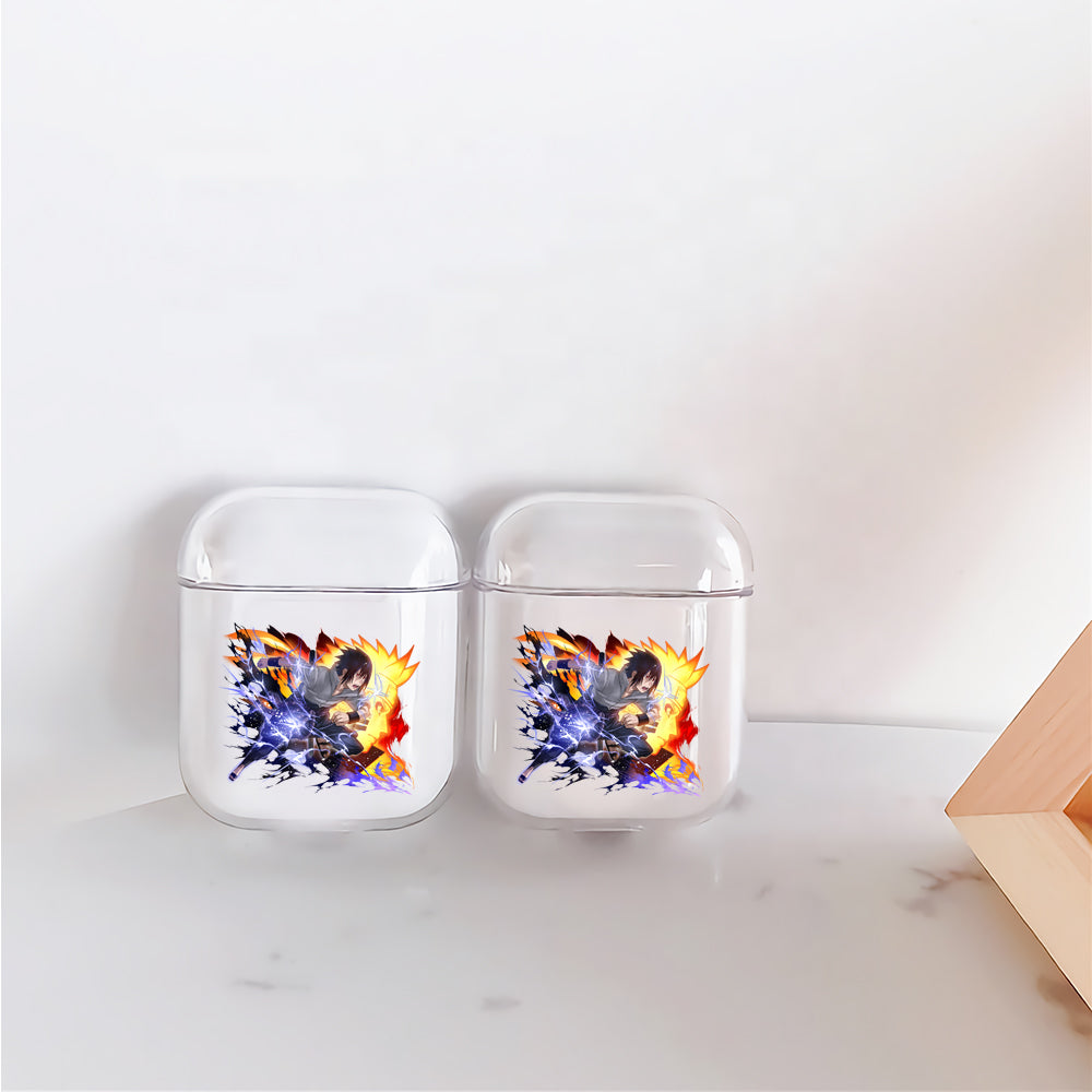 Sasuke The Sun and The Moon Protective Clear Case Cover For Apple Airpods