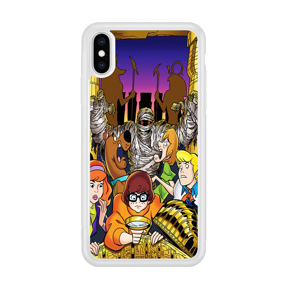 Scooby Doo Mummy Scares Poster iPhone XS Case