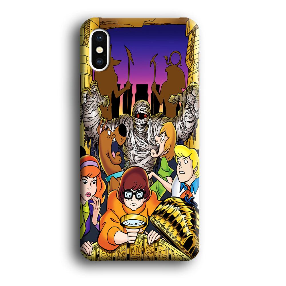 Scooby Doo Mummy Scares Poster iPhone XS Case