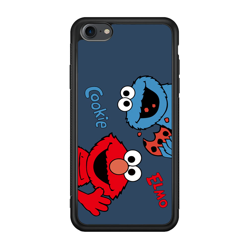 Sesame Street Cookie and Elmo Navy iPhone 7 Case ezzyst