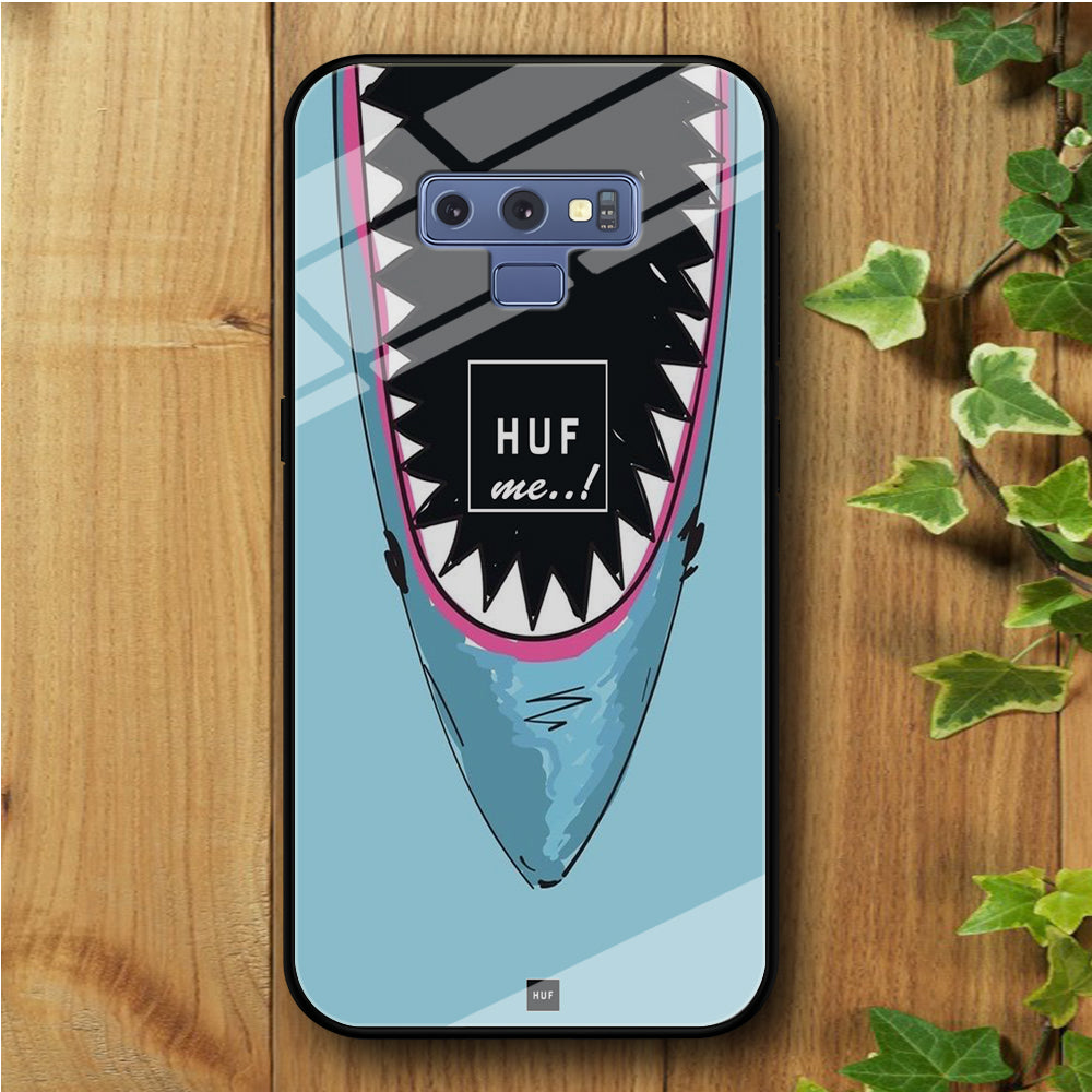 Shark Huf Me Samsung Galaxy Note 9 Tempered Glass Case