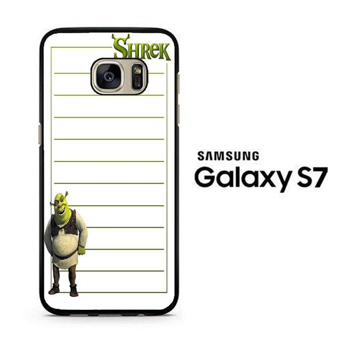 Shreek Paper Note Samsung Galaxy S7 Case