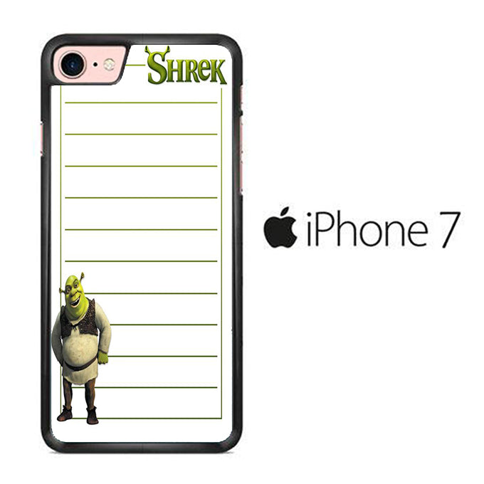 Shreek Paper Note iPhone 7 Case