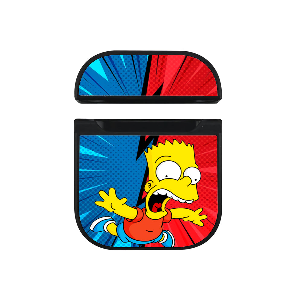 Simpson Jump Style Hard Plastic Case Cover For Apple Airpods