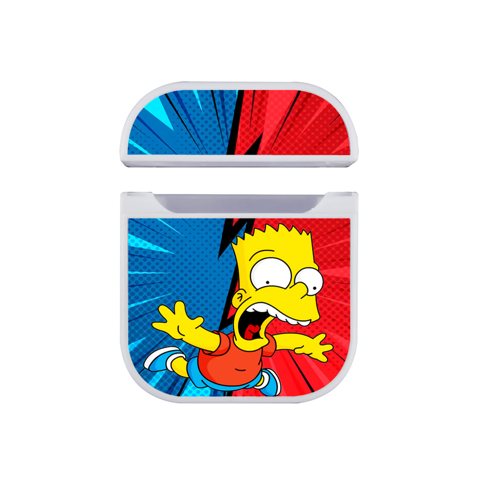 Simpson Jump Style Hard Plastic Case Cover For Apple Airpods