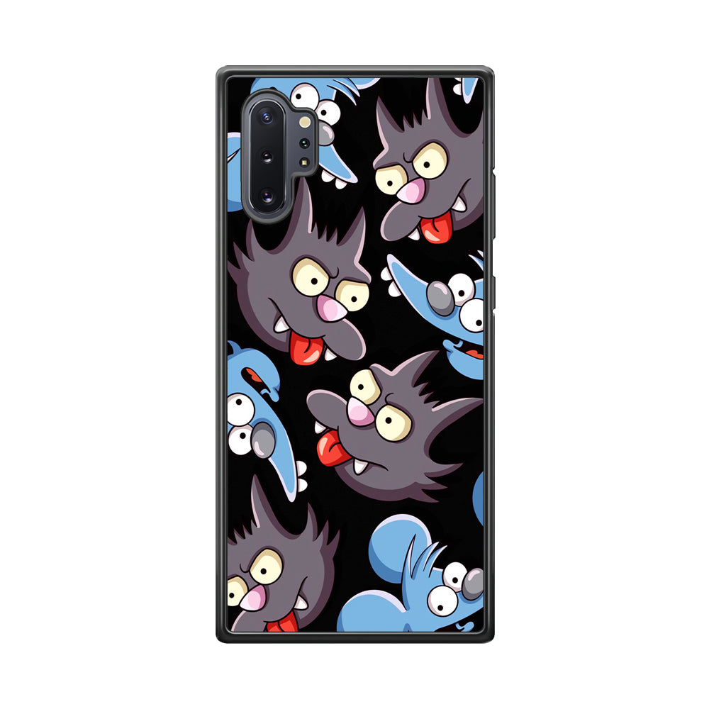Simpson Snowball Cat Samsung Galaxy Note 10 Plus Case