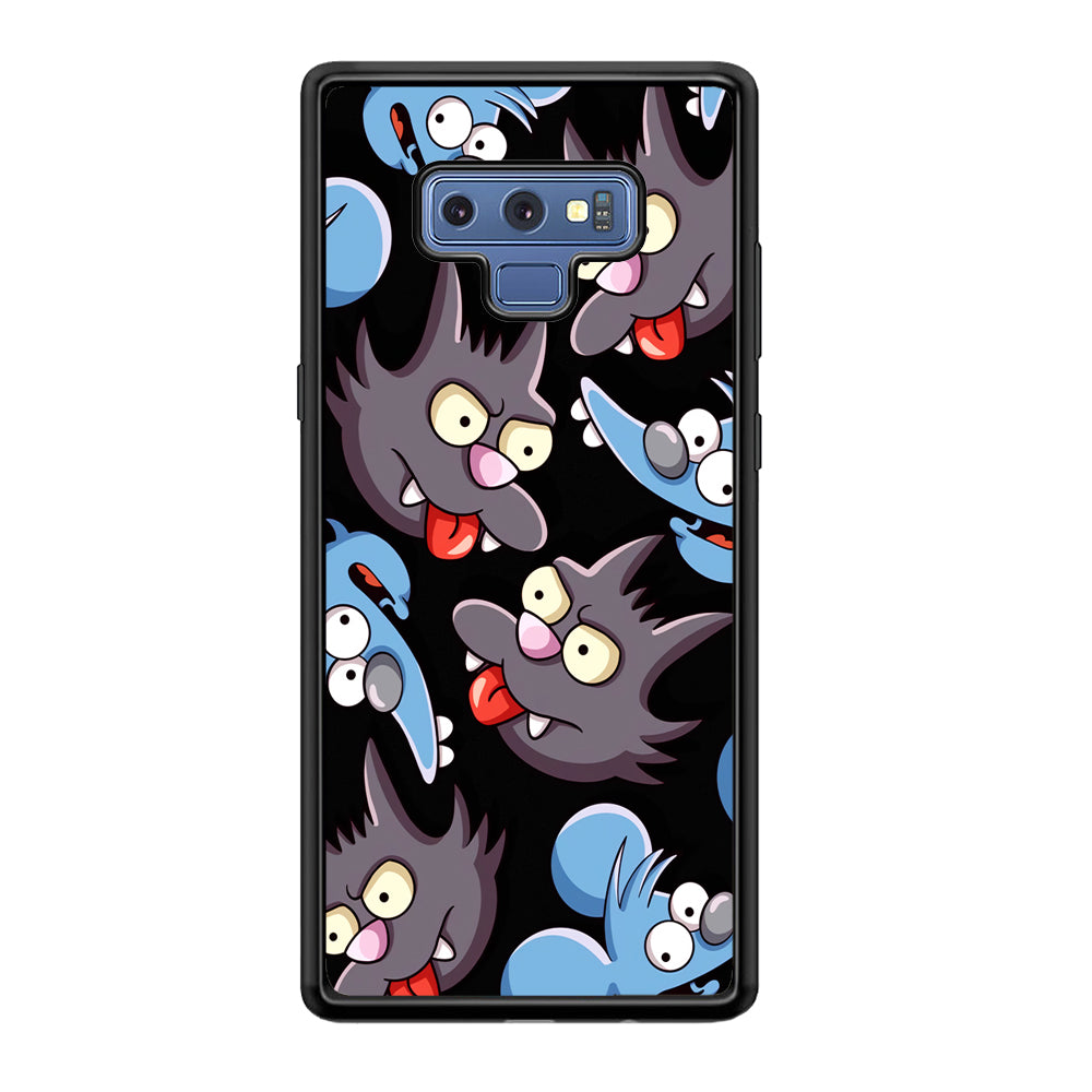 Simpson Snowball Cat Samsung Galaxy Note 9 Case