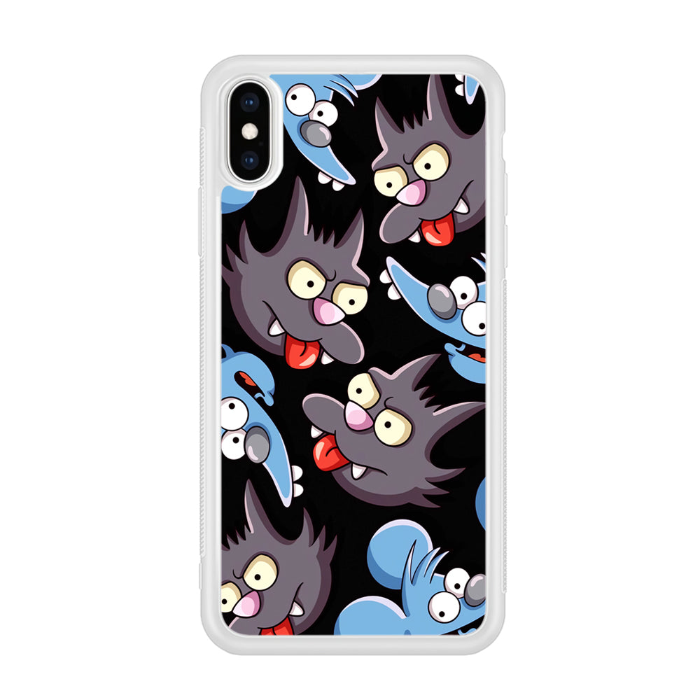 Simpson Snowball Cat iPhone XS Case